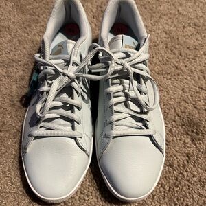 Puma Gray Minimalist Sneakers with White Midsole